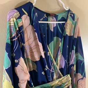 Xtaren Floral Long Sleeve Dress L